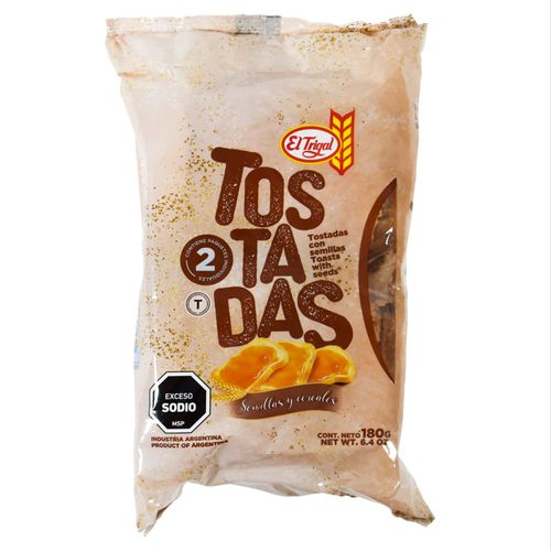 Tostadas con semillas EL TRIGAL 180 g