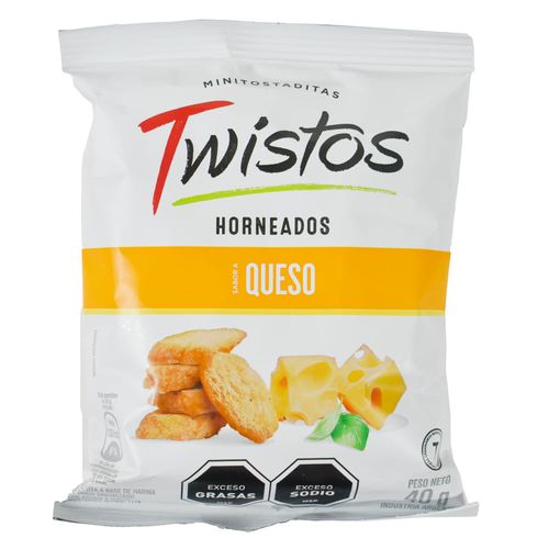 Mini Tostaditas TWISTOS 4 Quesos 40 g