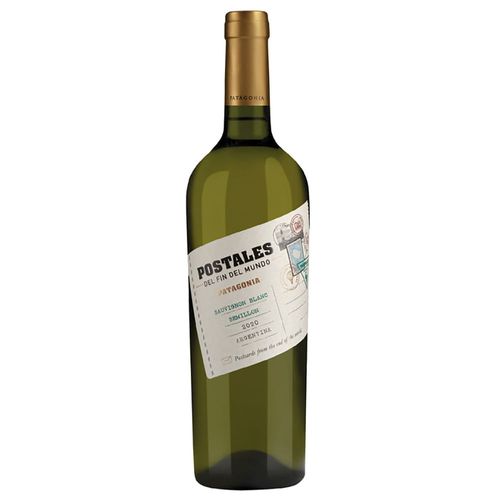 Sauvignon Blanc Semillón POSTALES DEL FIN DEL MUNDO Blanco 750 cc