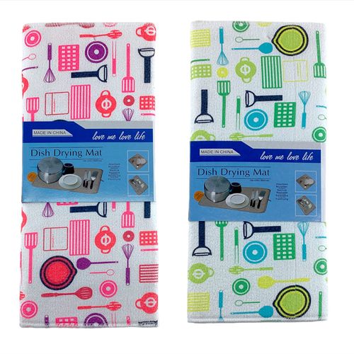 Escurridor en microfibra para vajilla 38x50 cm