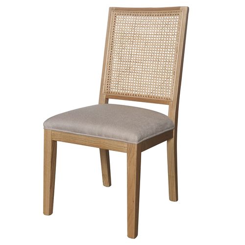 Silla de comedor en ratán 48x59x99 cm