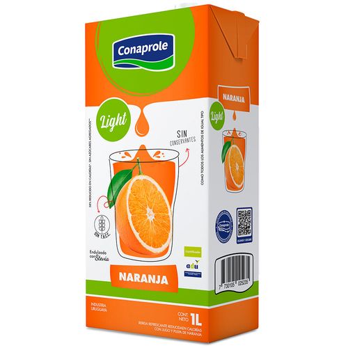 Jugo CONAPROLE Naranja light con pulpa 1 L