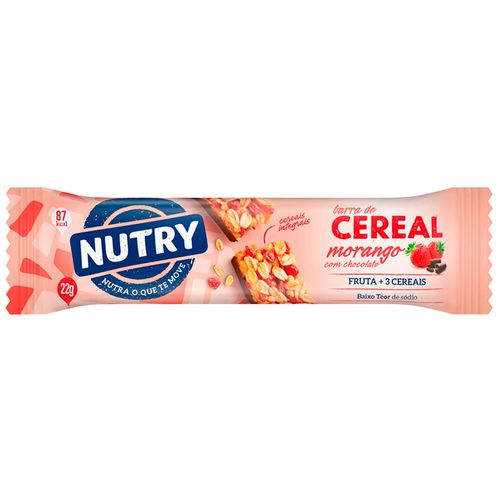 Cereal barra NUTRY Frutilla con chocolate 25 g