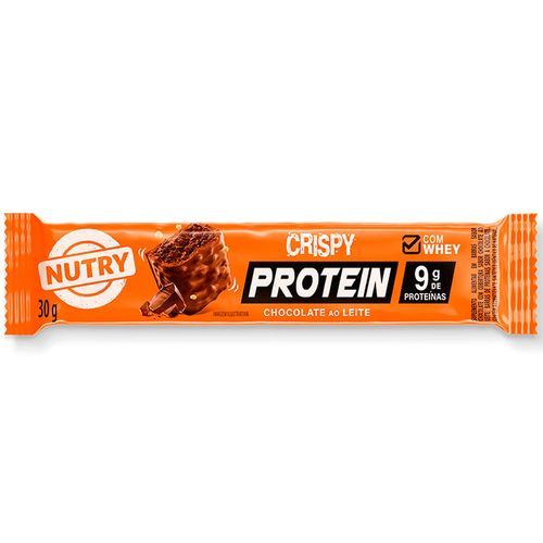 Cereal en barra Crispy Protein Chocolate NUTRY 30 g
