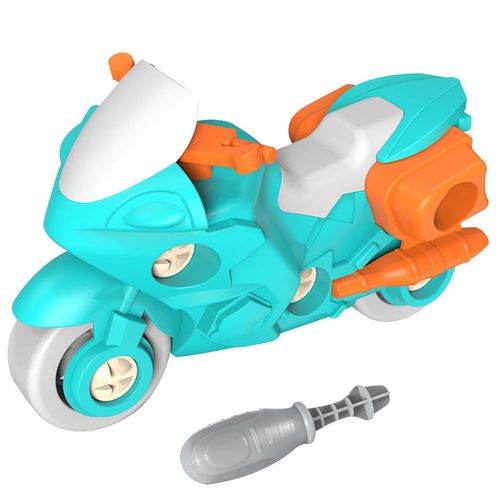Moto con Herramientas para Desarmar Ecológico