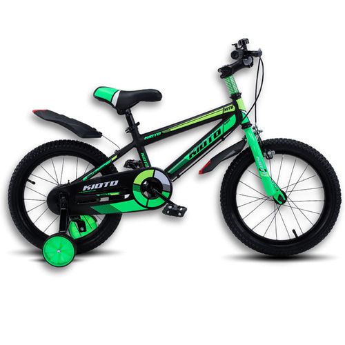 Bicicleta KIOTO Rod.16 negra y verde