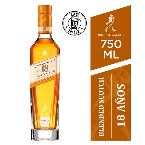 Whisky Escocés JOHNNIE WALKER 18 años 750 ml