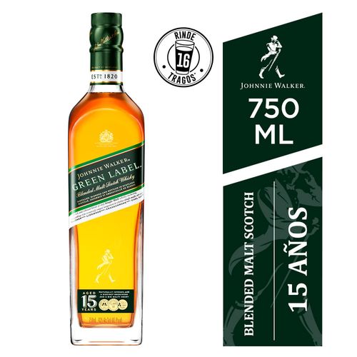 Whisky Escocés JOHNNIE WALKER Verde 750 ml