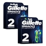 Pack-x-2-Repuesto-GILLETTE-Mach-3-Cuerpo-Razor-0