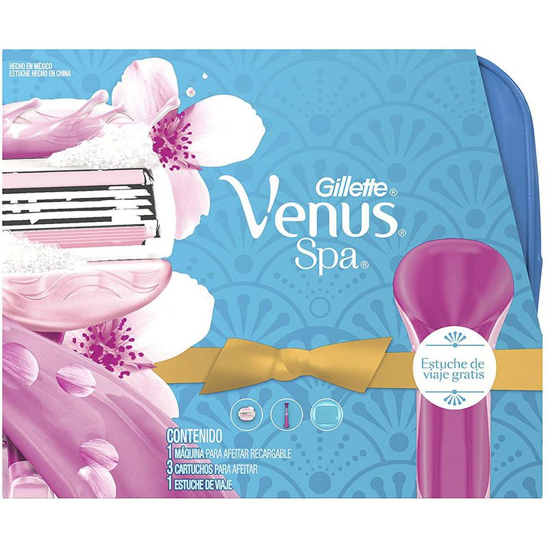 Necessaire-GILLETTE-venus-spa-rezor---3-repuestos-0