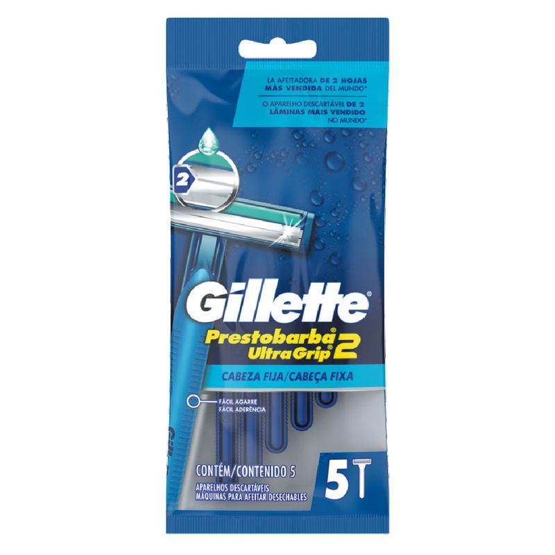 Maquina-Prestobarba-GILLETTE-Ultragrip-5-un-0