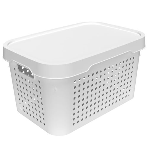 Caja organizadora 17 L Blanca 40,5 x 28 x 21.5 cm