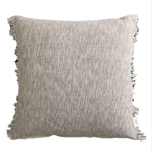 Almohadón decoración 55 x 55 cm taupe
