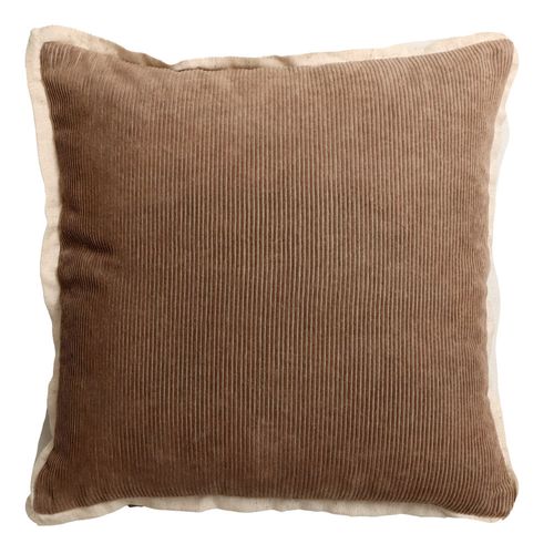 Almohadón decoración 45 x 45 cm beige