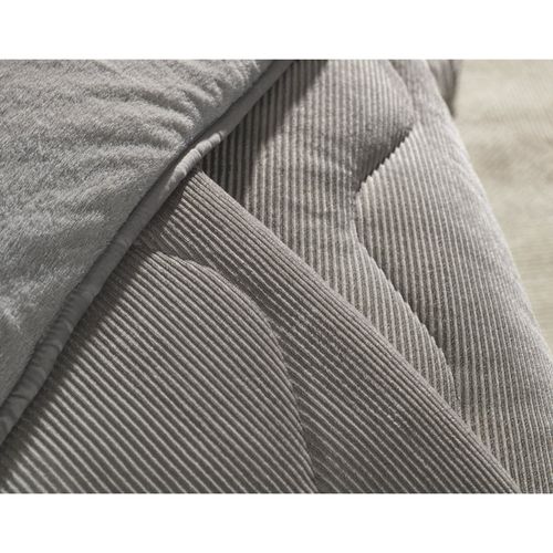Acolchado Blend Esense Boss 1 plaza 170 x 240 cm gris