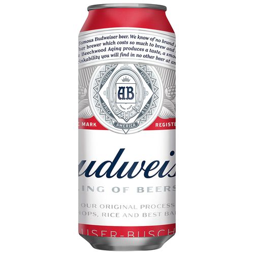 Cerveza BUDWEISER la. 710 ml