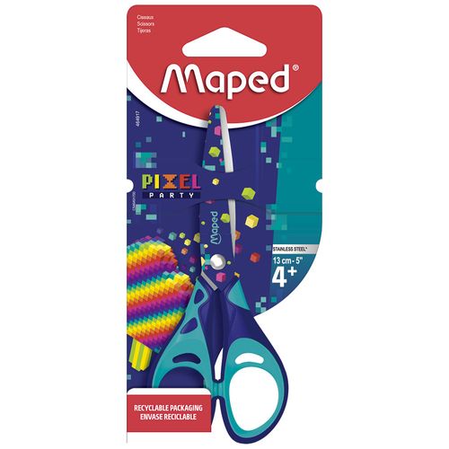 Tijera MAPED pixel party 13 cm