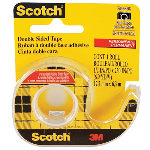 Cinta adhesiva SCOTCH doble faz con dispensador