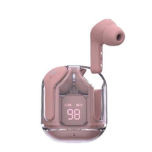 Auricular Bluetooth XION Mod. XI-AUX400 TWS con Cargador Rosa