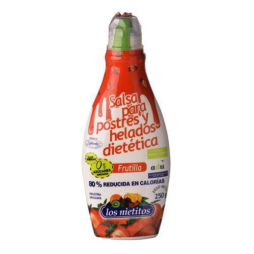 Salsa Frutilla 0% azúcar LOS NIETITOS 250 g