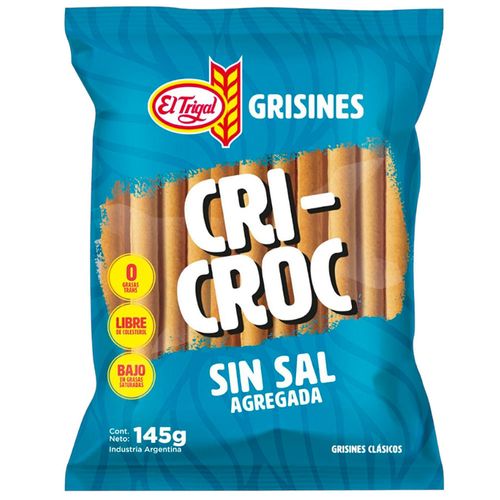 Grisines sin Sal EL TRIGAL 145 g