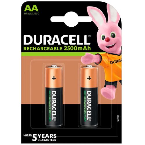 Pila DURACELL AAx2 Recargable