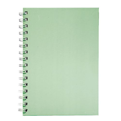 Cuaderno A5 doble espiral 80 hojas tapa dura color pastel