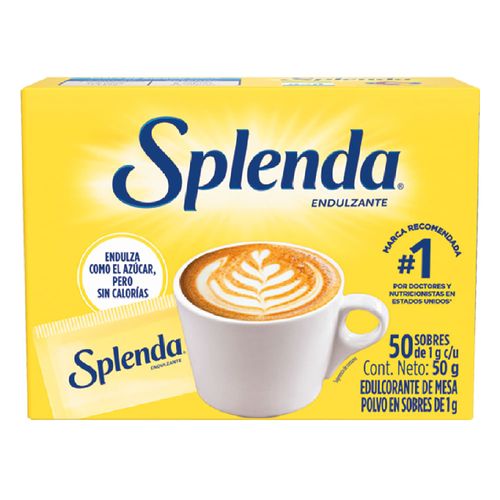 Edulcorante polvo SPLENDA sobres 50 un.