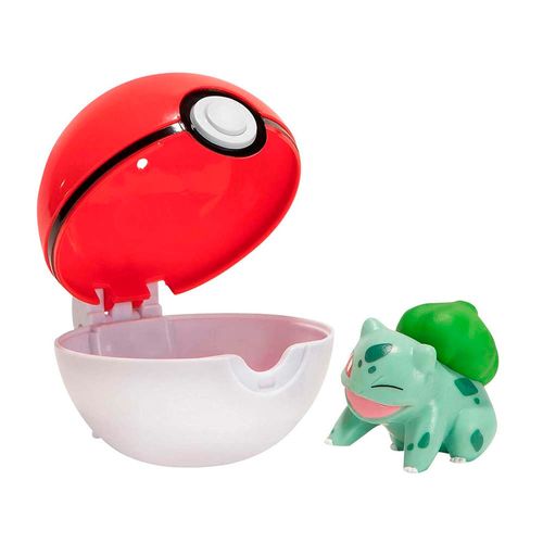 Pokebola con clip y figura