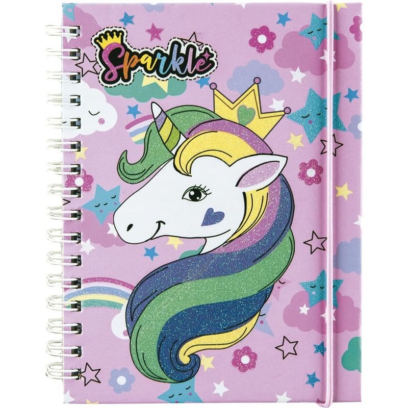 Libreta-de-deberes-tapa-dura-con-elastico-unicornio-1