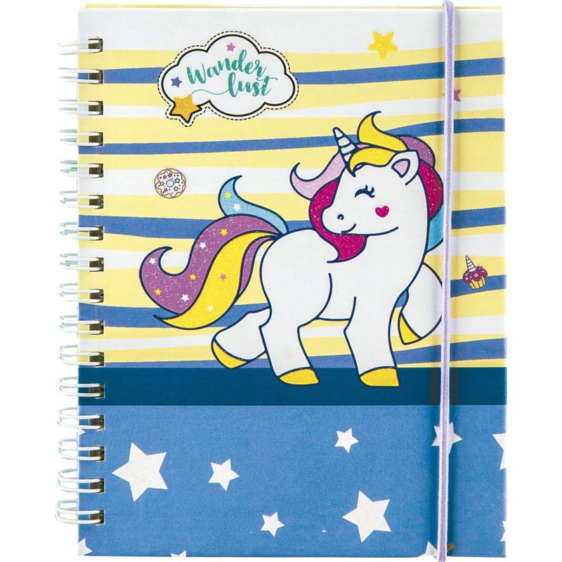 Libreta-de-deberes-tapa-dura-con-elastico-unicornio-0