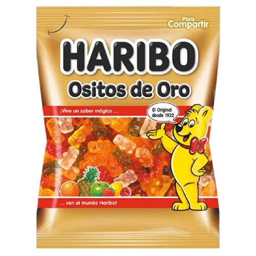 Gomitas gelatina HARIBO ositos d'oro 100 g
