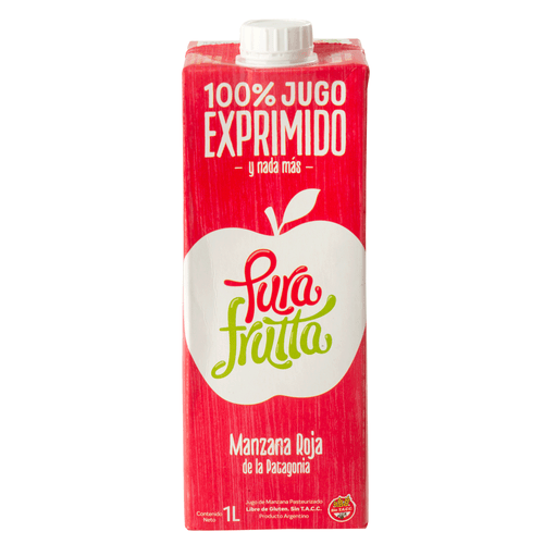 Jugo PURA FRUTTA Manzana Roja 1 L