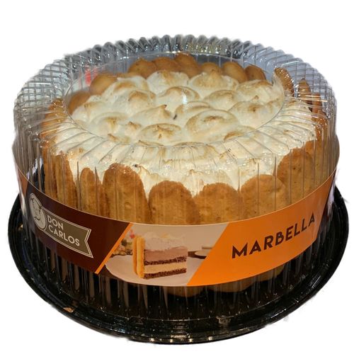 Torta marbella mousse dulce de leche
