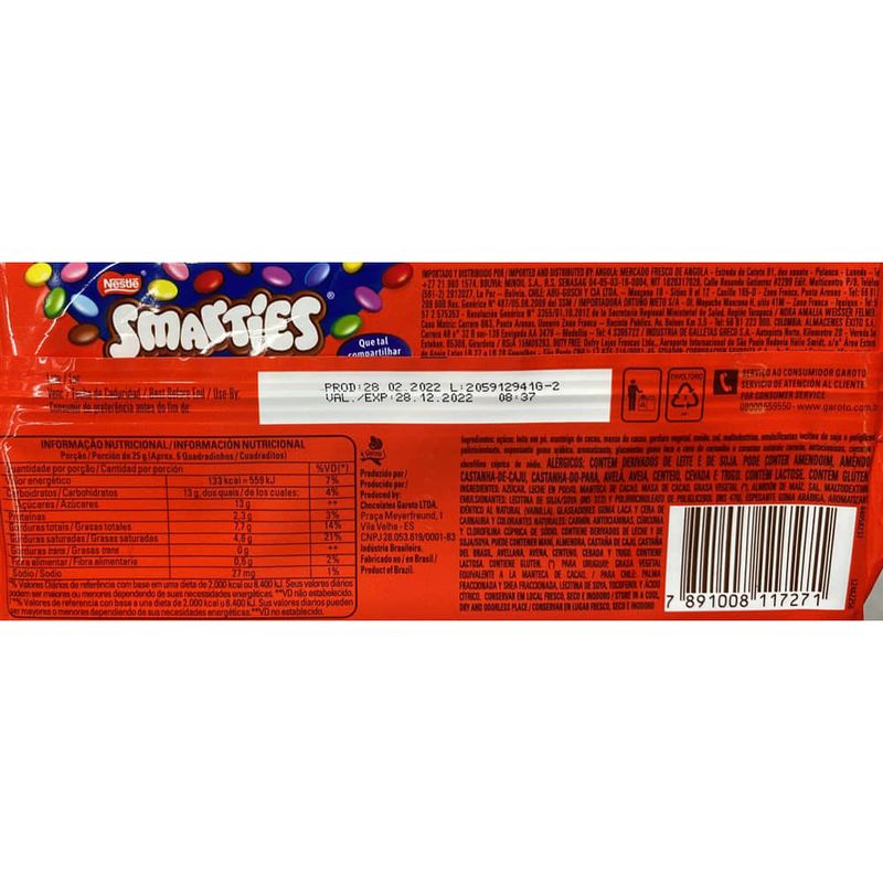 Chocolate-GAROTO-baton-Smarties-90-g-1