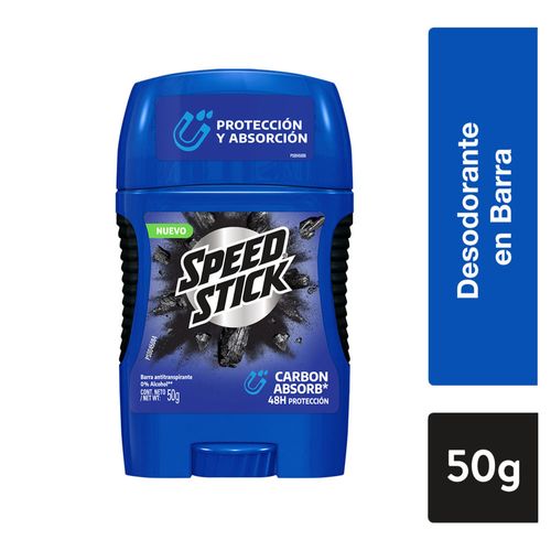 Desodorante men SPEED STICK barra carbón