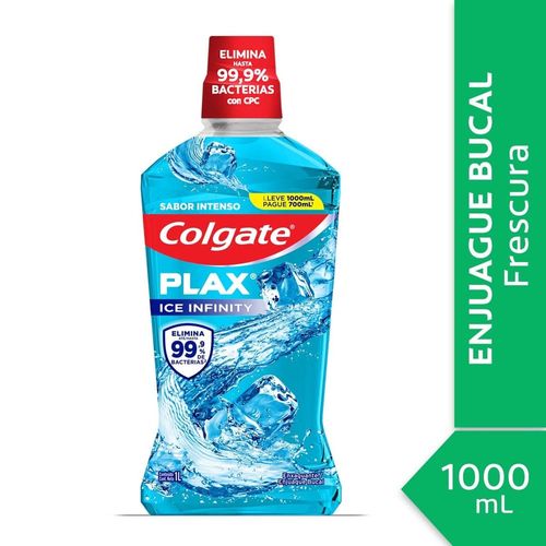 Enjuague bucal Colgate Plax Infinity 1 L