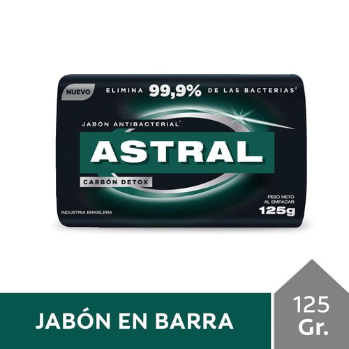Jabón ASTRAL Characoal 125 g