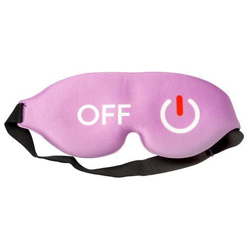Máscara de ojos para viaje con logo OFF 2020