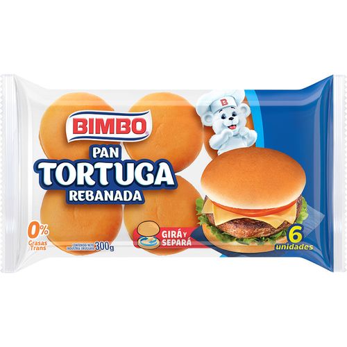 Pan tortuga BIMBO 6 un. 300 g