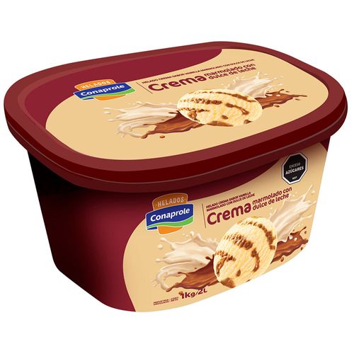 Helado CONAPROLE marmolado dulce de leche 2 L
