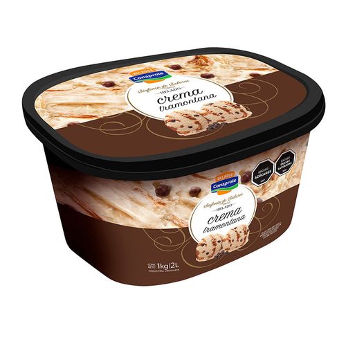 Helado crema tramontana CONAPROLE 2 L