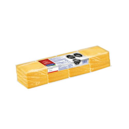 Queso procesado sabor Emmental en fetas CONAPROLE a/c