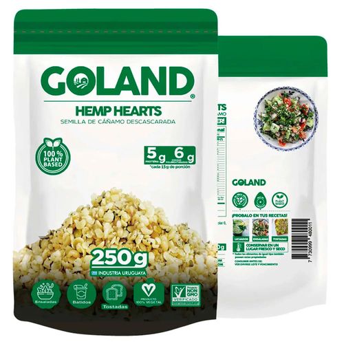 Semilla de Cañamo Descascarada GOLAND Hemp 250 g