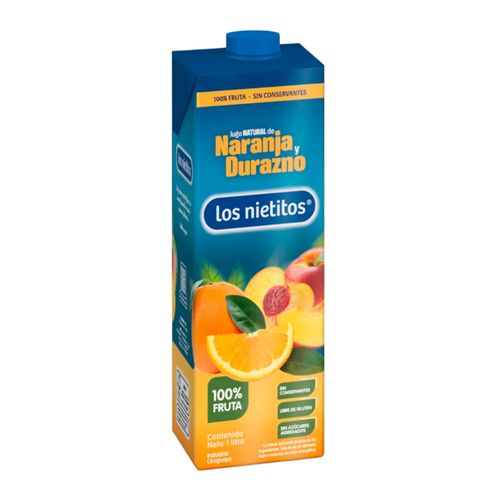 Jugo Naranja Durazno LOS NIETITOS 1 L