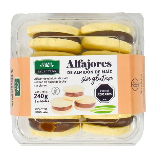 Alfajor Maicena sin Glúten x 8 un.