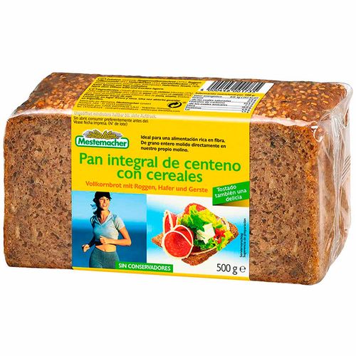 Pan centeno MESTEMACHER con cereales 500 g