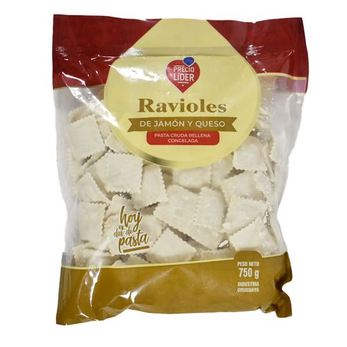 Ravioles de Jamón y Queso PRECIO LÍDER 750 g