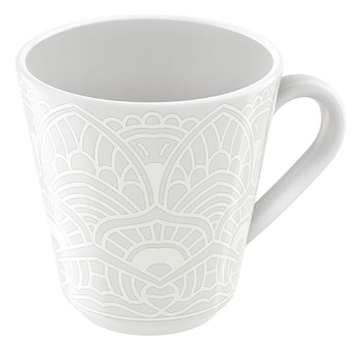 Taza de café en porcelana blanco alicia 70 ml