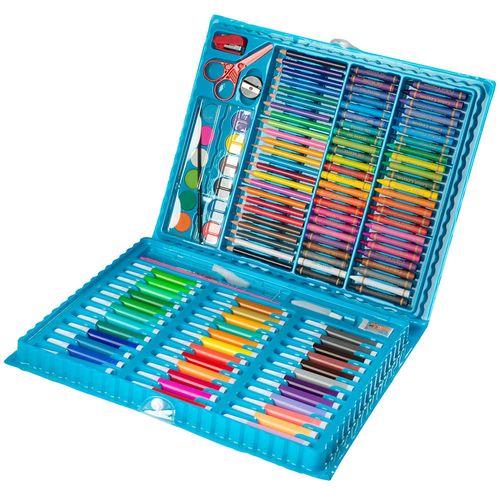 Set escolar para pintar y dibujar 150 piezas